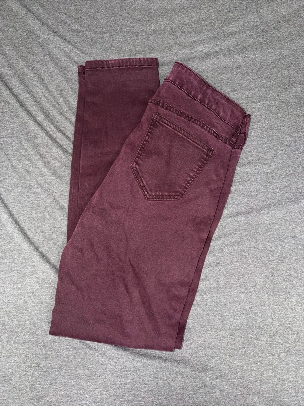Women’s Buffalo By David Bitton Maroon Skinny Jeans Size 10/30